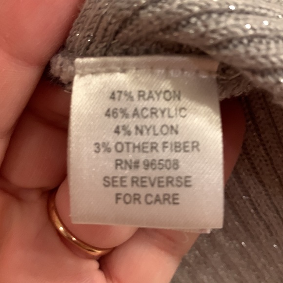 FANG Sweater Black and Grey open front.size small. - Picture 3 of 5